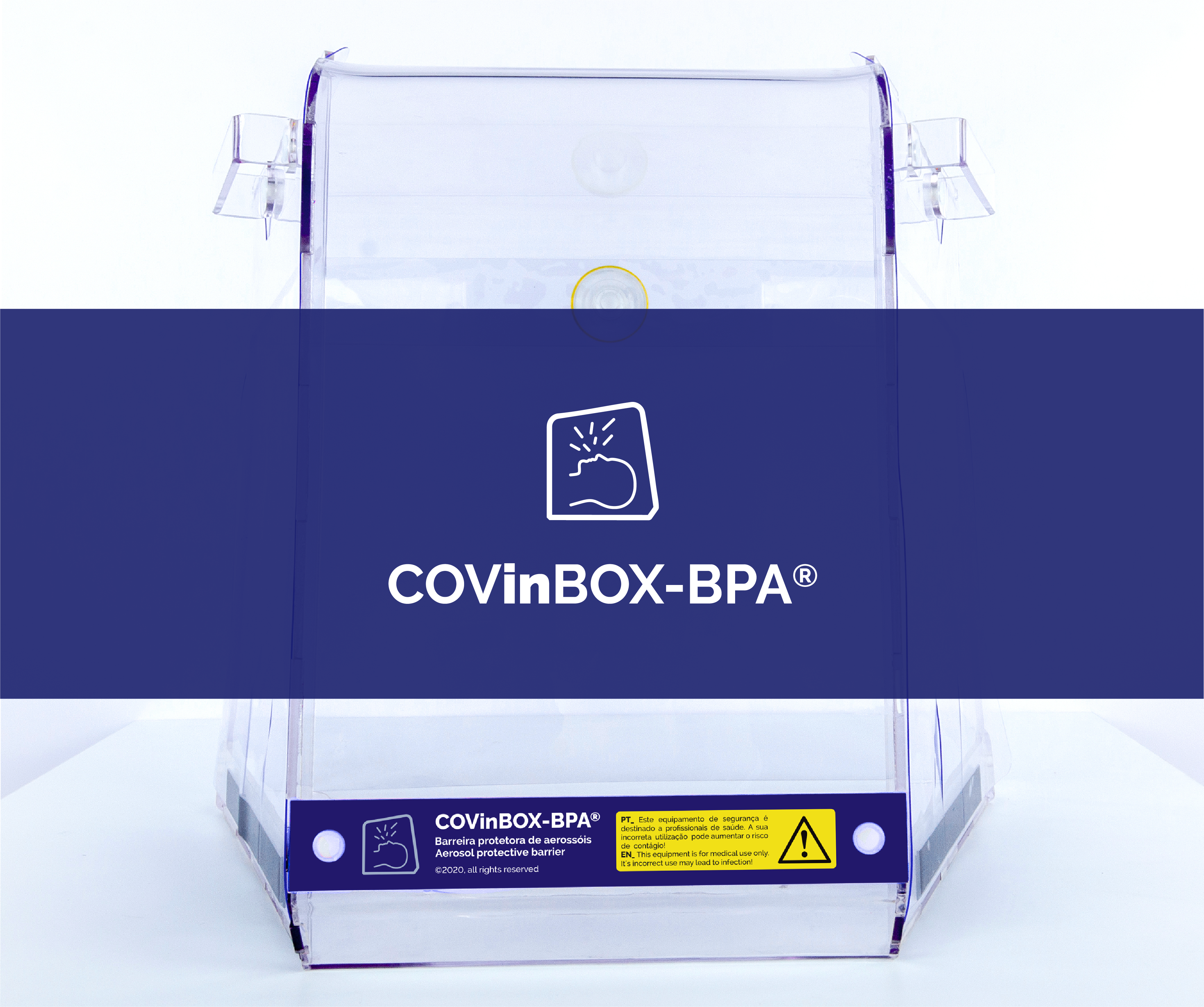 Imprensa Nacional destaca o inovador dispositivo barreira de aerossóis COVinBOX-BPA
